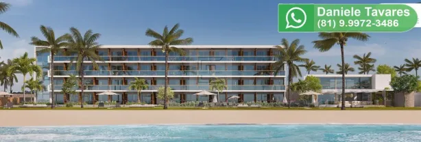 Flat com 1 Quarto à venda, 32m² no Ponta de Serrambi, Ipojuca