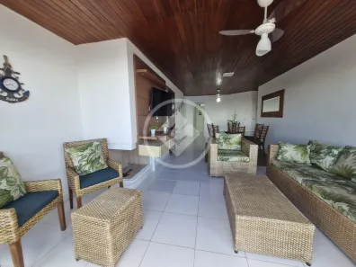 Cobertura com 4 Quartos para alugar, 136m² no Balneário Mar Casado, Guarujá