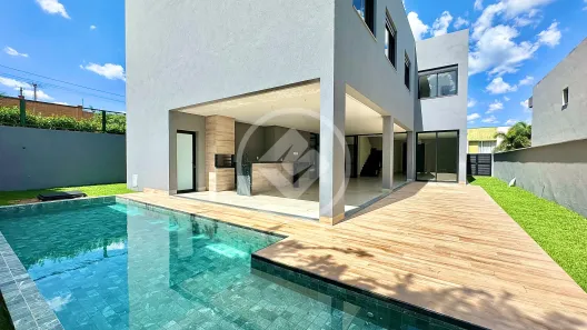 Casa de Condomínio com 5 Quartos à venda, 378m² no Alphaville Flamboyant Residencial Araguaia, Goiânia
