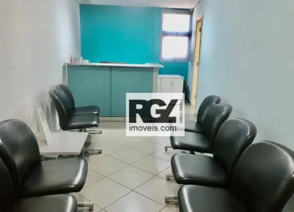 Sala Comercial para alugar, 79m² no Gonzaga, Santos