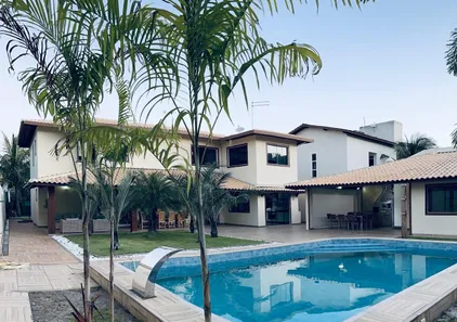 Casa de Condomínio com 5 Quartos para venda ou aluguel, 550m² no Catu de Abrantes (Abrantes), Camaçari