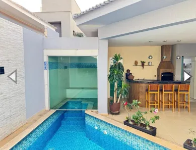 Casa de Condomínio com 3 Quartos para alugar, 250m² no Jardins Madri, Goiânia