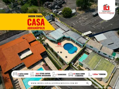 Casa de Condomínio com 6 Quartos à venda, 1620m² no Adrianópolis, Manaus