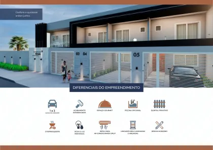 Sobrado com 3 Quartos à venda, 99m² no Sertãozinho, Matinhos