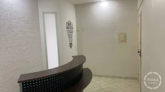 Sala Comercial com 1 Quarto para alugar, 44m² no Aparecida, Santos