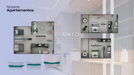 Flat com 1 Quarto à venda, 26m² no Centro, Ipojuca