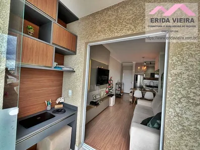 Apartamento com 2 Quartos à venda, 56m² no Areão, Taubaté