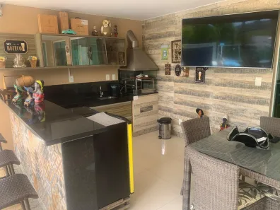 Casa de Condomínio com 5 Quartos para venda ou aluguel, 281m² no Alphaville (Abrantes), Camaçari