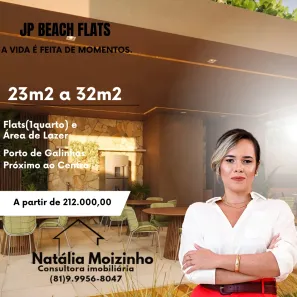 Flat com 1 Quarto à venda, 23m² no Porto de Galinhas, Ipojuca