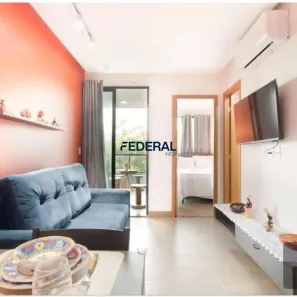 Flat com 1 Quarto à venda, 32m² no Ponta de Serrambi, Ipojuca