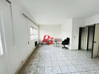 Sala Comercial para alugar, 71m² no Vila Belmiro, Santos
