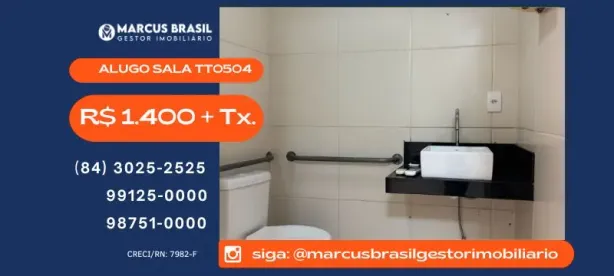 Sala Comercial para alugar, 34m² no Lagoa Nova, Natal