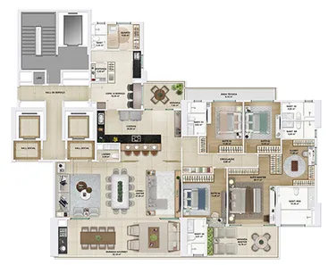 Apartamento com 4 Quartos à venda, 285m² no Horto Florestal, Salvador