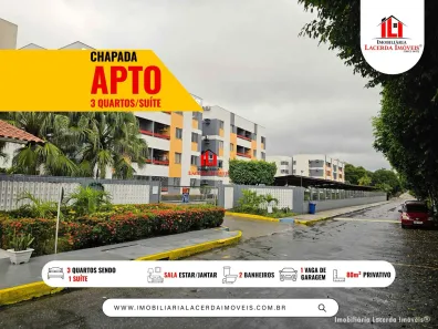 Apartamento com 3 Quartos para alugar, 80m² no Chapada, Manaus