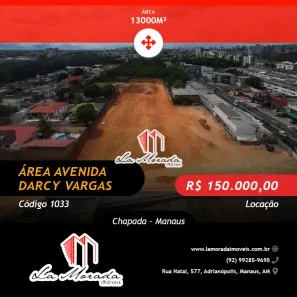 Lote/Terreno para alugar, 13000m² no Chapada, Manaus