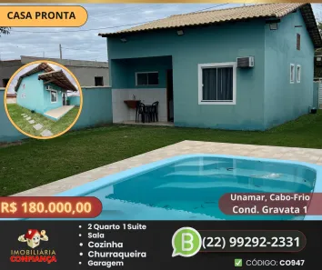 Casa com 4 Quartos à venda, 99m² no Nova Califórnia (Tamoios), Cabo Frio