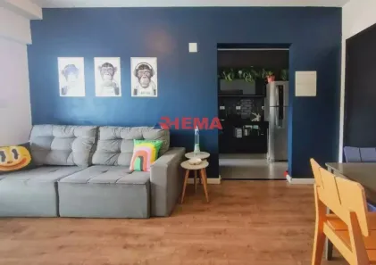 Apartamento com 1 Quarto à venda, 51m² no Vila Mathias, Santos