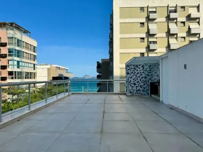Cobertura com 3 Quartos para venda ou aluguel, 259m² no Leblon, Rio de Janeiro