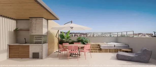 Cobertura com 3 Quartos à venda, 110m² no Caiçara-Adelaide, Belo Horizonte