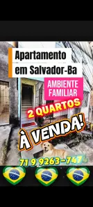Apartamento com 2 Quartos à venda, 60m² no Itapuã, Salvador