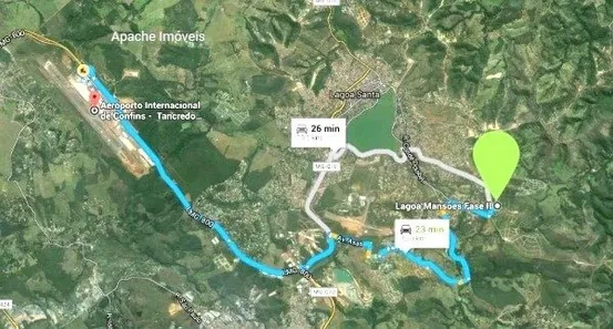 Lote/Terreno à venda, 1476m² no Lagoa Mansões, Lagoa Santa