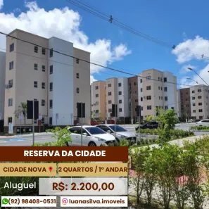 Apartamento com 2 Quartos para alugar, 45m² no Cidade Nova, Manaus
