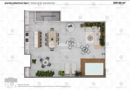 Cobertura com 3 Quartos à venda, 130m² no Centro, Ribeirão Pires