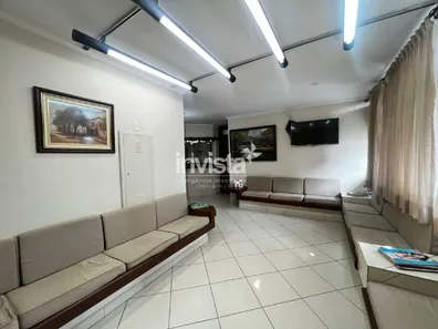 Sala Comercial para alugar, 167m² no Gonzaga, Santos
