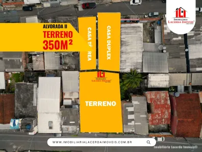 Lote/Terreno à venda, 350m² no Alvorada, Manaus
