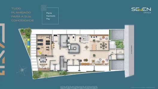 Apartamento com 1 Quarto à venda, 39m² no Graça, Salvador