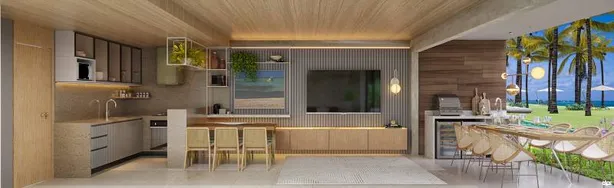 Apartamento com 1 Quarto à venda, 31m² no Serrambi, Ipojuca