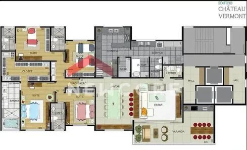 Apartamento com 4 Quartos à venda, 197m² no Anchieta, Belo Horizonte