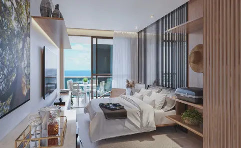 Flat com 1 Quarto à venda, 32m² no Porto de Galinhas, Ipojuca