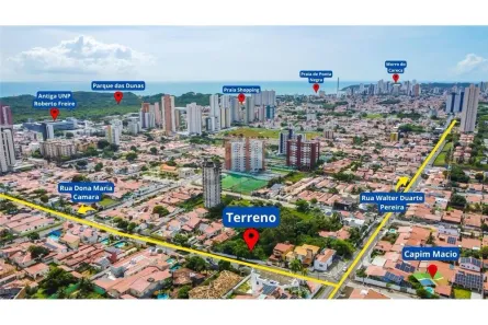 Lote/Terreno à venda, 2000m² no Capim Macio, Natal