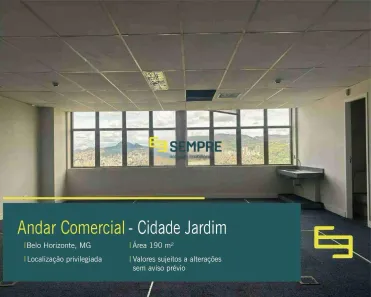 Sala Comercial para alugar, 190m² no Conjunto Santa Maria, Belo Horizonte