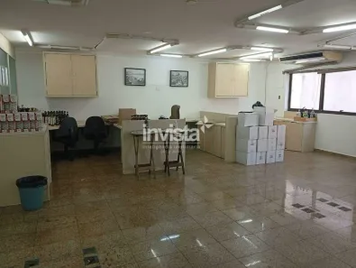 Sala Comercial para alugar, 115m² no Centro, Santos