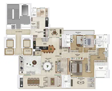 Apartamento com 4 Quartos à venda, 285m² no Horto Florestal, Salvador