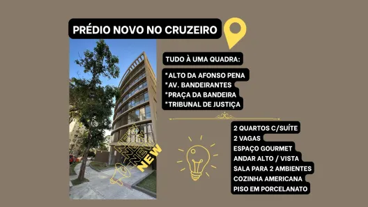 Apartamento com 2 Quartos à venda, 63m² no Cruzeiro, Belo Horizonte