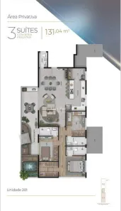 Apartamento com 2 Quartos à venda, 74m² no São Lucas, Belo Horizonte