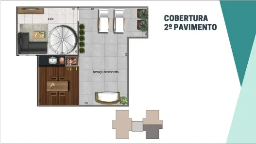 Apartamento com 2 Quartos à venda, 43m² no Diamante (Barreiro), Belo Horizonte