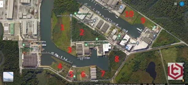 Lote/Terreno à venda, 5000m² no CING, Guarujá