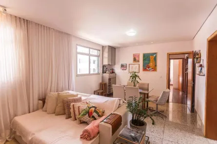 Apartamento com 3 Quartos para alugar, 90m² no Santo Antônio, Belo Horizonte