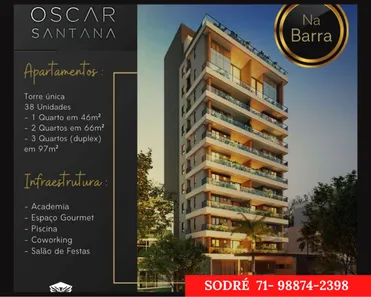 Apartamento com 1 Quarto à venda, 46m² no Barra, Salvador