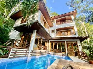 Casa de Condomínio com 5 Quartos à venda, 400m² no Guararú, Guarujá