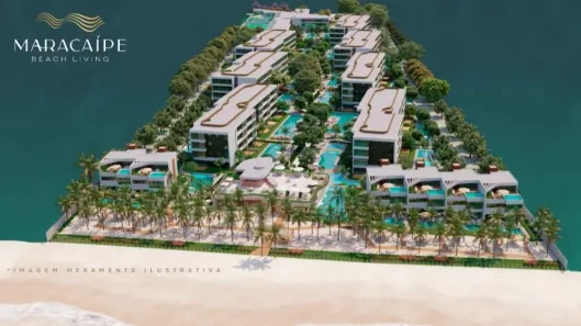 Casa de Condomínio com 3 Quartos à venda, 90m² no Maracaipe, Ipojuca