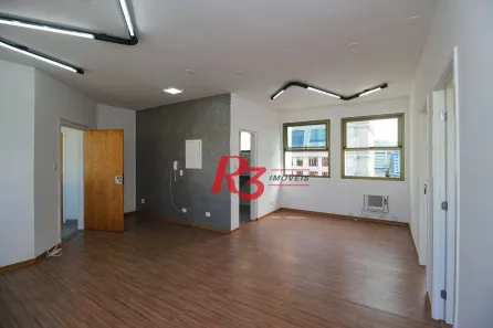 Sala Comercial para alugar, 70m² no Gonzaga, Santos