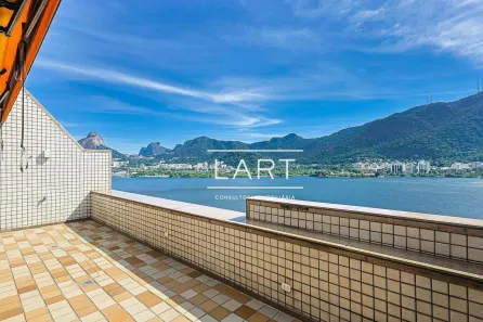 Cobertura com 3 Quartos para venda ou aluguel, 312m² no Lagoa, Rio de Janeiro