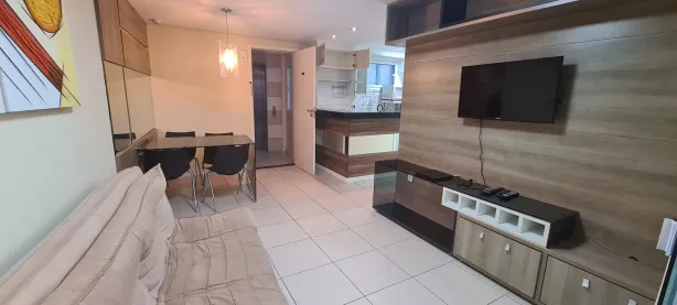 Apartamento com 2 Quartos para alugar, 65m² no Ponta Negra, Natal