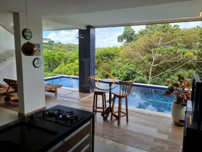 Casa de Condomínio com 4 Quartos para alugar, 430m² no Vila de Abrantes (Abrantes), Camaçari