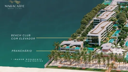 Casa de Condomínio com 3 Quartos à venda, 257m² no Maracaipe, Ipojuca